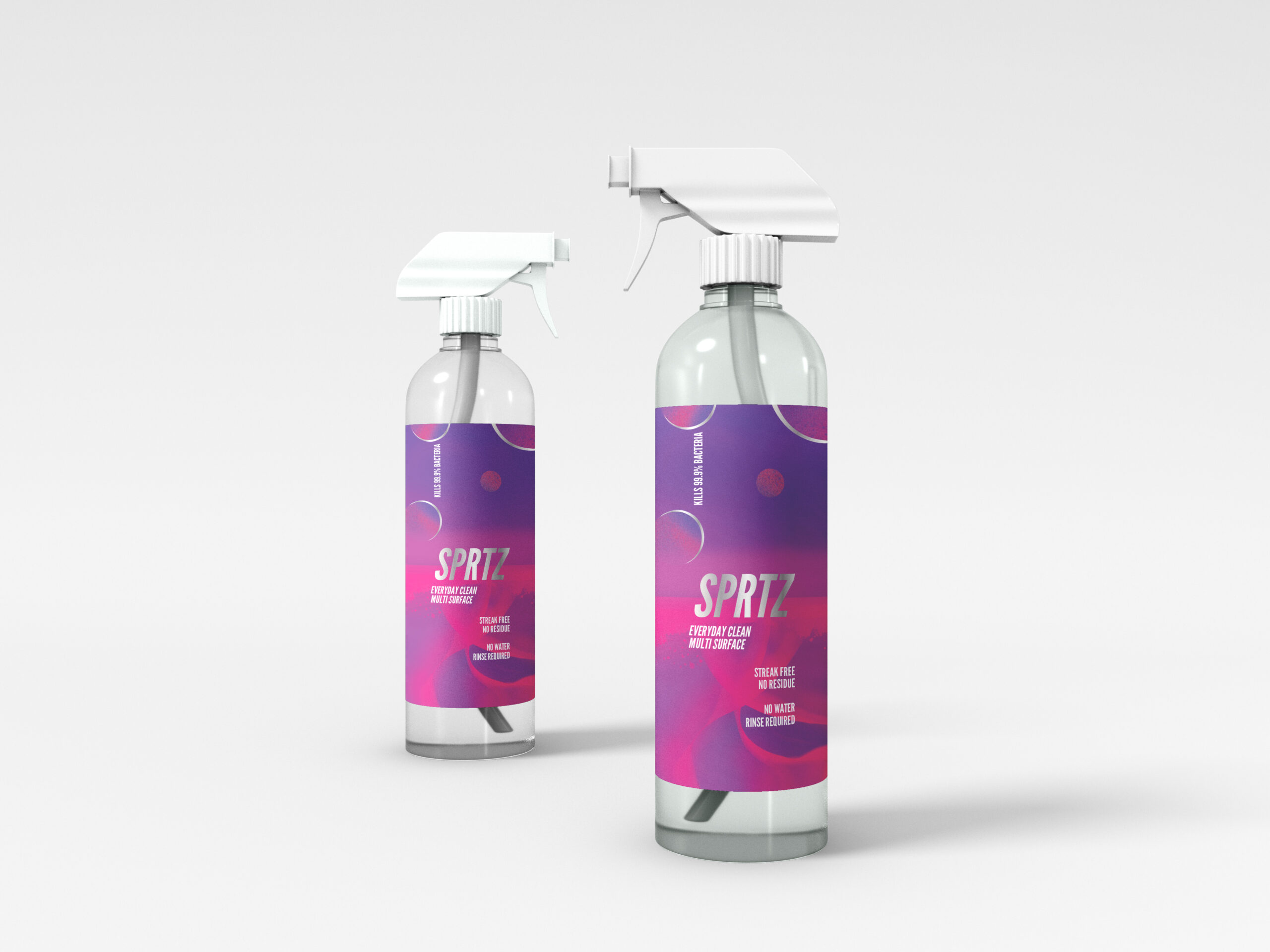 cleaning product packaging